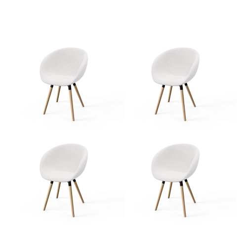 Krzesło KR-502 Ruby Kolory Tkanina Abriamo 04 Boucle Design Italia 2025-2030